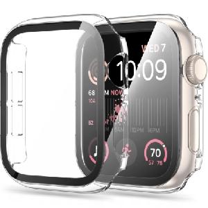 Tech-Protect Defense 360 puzdro na Apple Watch 4 / 5 / 6 / SE (44mm), priesvitné
